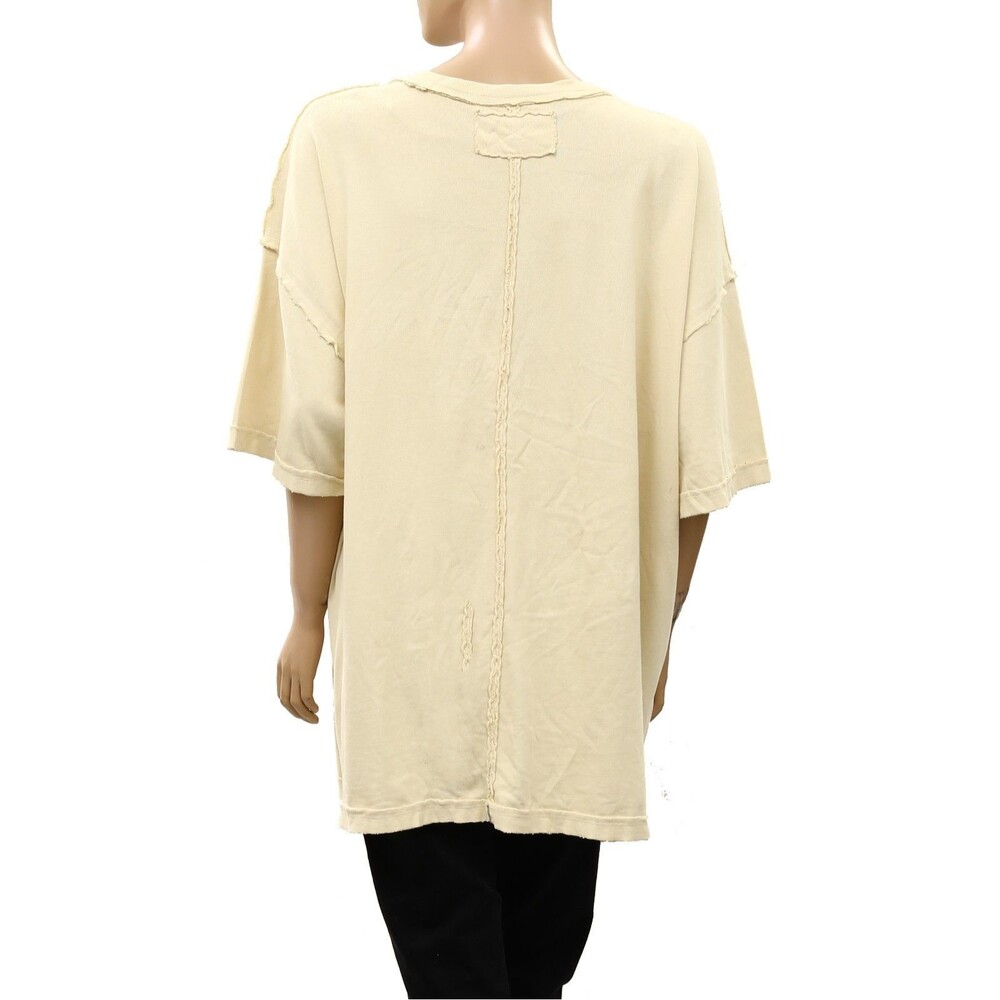 Free People We The Free Farm Friends Tee Tunic Top Oversized Cotton M 290911 - Picture 8 of 10